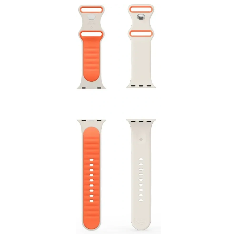 Pasek Spigen Nano Pop Apple Watch 6/7/8/9/10/SE 40/41/42mm Orange Beige