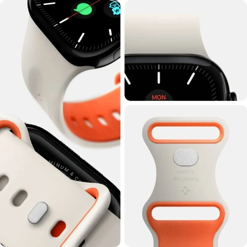 Buy Spigen Nano Pop Apple Watch 6/7/8/9/10/SE 40/41/42mm Orange Beige - SPN16801 - {ean13} - Home Screen Store Europe