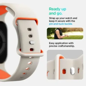 Spigen Nano Pop Apple Watch 6/7/8/9/10/SE 40/41/42mm Oranžová Béžová