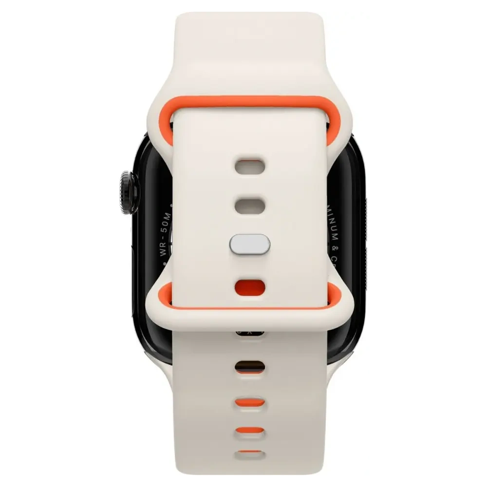 Pasek Spigen Nano Pop Apple Watch 6/7/8/9/10/SE / Ultra 1/2 44/45/46/49mm Orange Beige