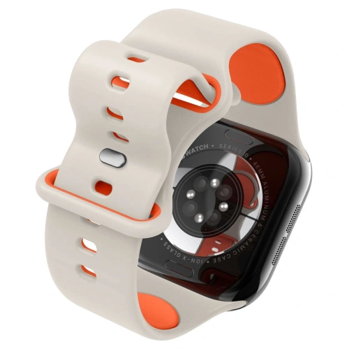 Kup Spigen Nano Pop Apple Watch 6/7/8/9/10/SE / Ultra 1/2 44/45/46/49mm Oranžová Béžová - SPN16802 - {ean13} - Sklep Home Screen