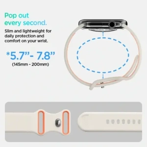 Buy Spigen Nano Pop Apple Watch 6/7/8/9/10/SE / Ultra 1/2 44/45/46/49mm Orange Beige - SPN16802 - {ean13} - Home Screen Store Europe