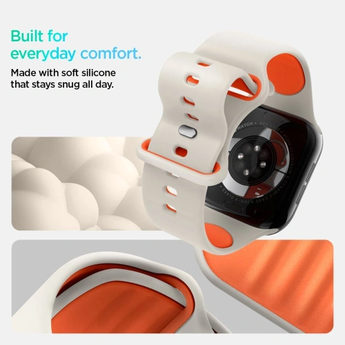 Kup Spigen Nano Pop Apple Watch 6/7/8/9/10/SE / Ultra 1/2 44/45/46/49mm Oranžová Béžová - SPN16802 - {ean13} - Sklep Home Screen