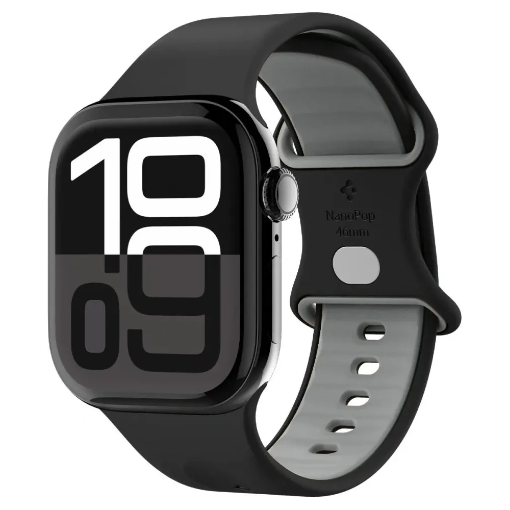 Pasek Spigen Nano Pop Apple Watch 6/7/8/9/10/SE / Ultra 1/2 44/45/46/49mm Black Sesame