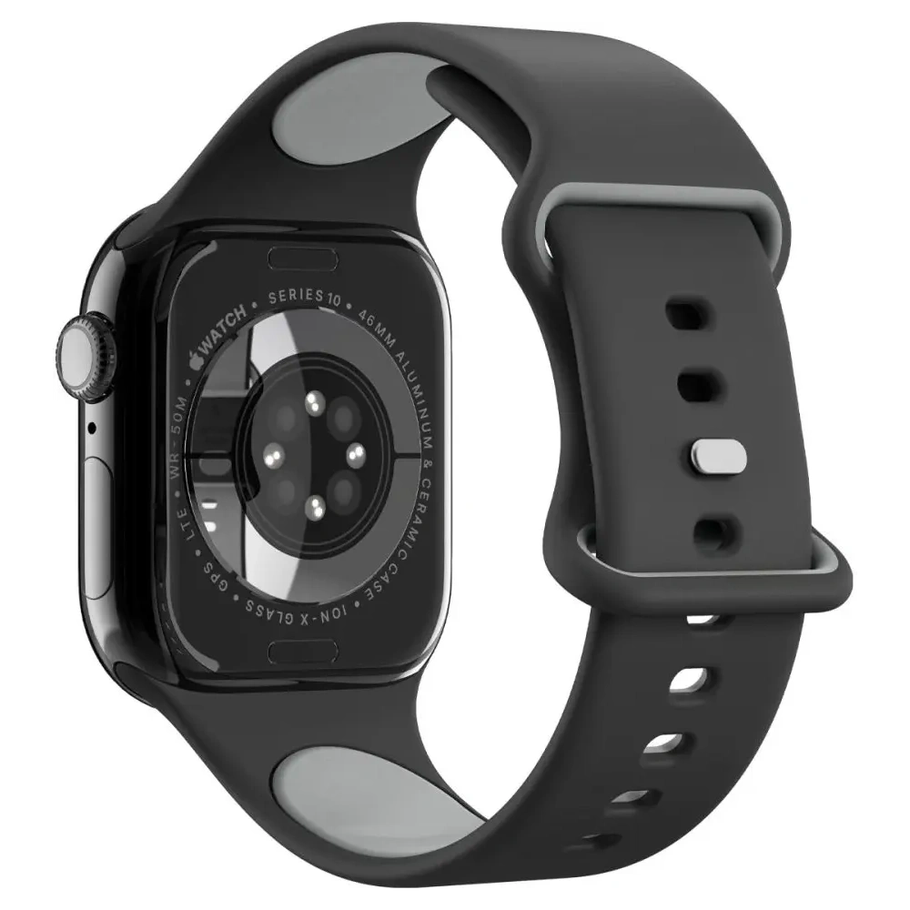 Pasek Spigen Nano Pop Apple Watch 6/7/8/9/10/SE / Ultra 1/2 44/45/46/49mm Black Sesame