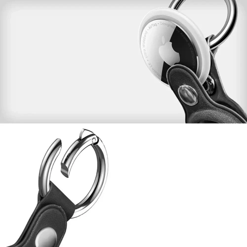 Tech-Protect NaturalFit Apple AirTag 1 / 2 Fekete