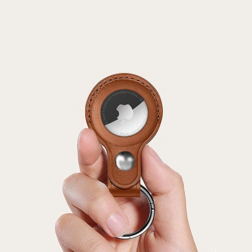Tech-Protect NaturalFit Apple AirTag 1 / 2 Barna