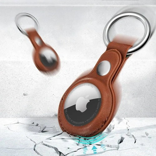 Tech-Protect NaturalFit Apple AirTag 1 / 2 Barna
