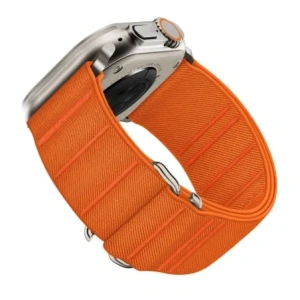 Tech-Protect Nylon Slip Apple Watch 6/7/8/9/10/SE / Ultra 1 / 2 44/45/46/49mm Oranžová