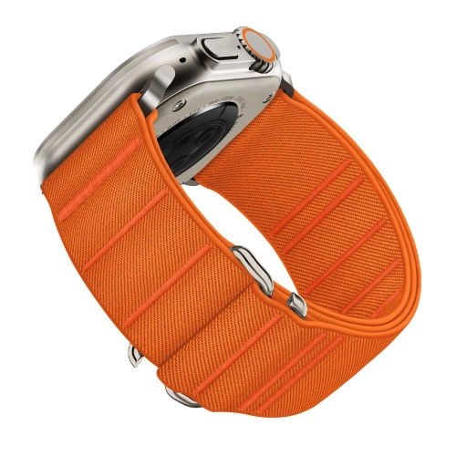 Kup Tech-Protect Nylon Slip Apple Watch 6/7/8/9/10/SE / Ultra 1 / 2 44/45/46/49mm Portocalie - THP4291 - {ean13} - Sklep Home Screen