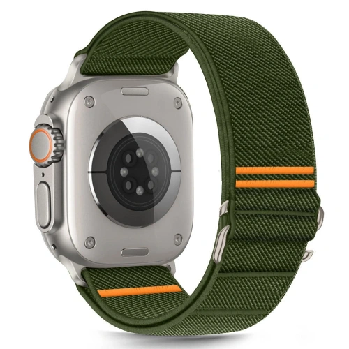 Kup Tech-Protect Nylon Slip Apple Watch 6/7/8/9/10/SE / Ultra 1/2 44/45/46/49mm Khaki - THP4292 - {ean13} - Sklep Home Screen