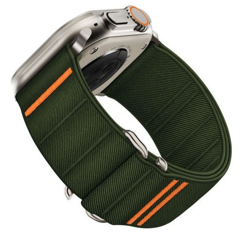 Kup Tech-Protect Nylon Slip Apple Watch 6/7/8/9/10/SE / Ultra 1/2 44/45/46/49mm Khaki - THP4292 - {ean13} - Sklep Home Screen