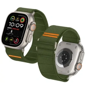Buy Tech-Protect Nylon Slip Apple Watch 6/7/8/9/10/SE / Ultra 1/2 44/45/46/49mm Khaki - THP4292 - {ean13} - Home Screen Store Europe