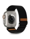 Tech-Protect Nylon Slip Apple Watch 6/7/8/9/10/SE / Ultra 1/2 44/45/46/49mm Negru