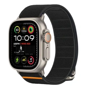 Buy Tech-Protect Nylon Slip Apple Watch 6/7/8/9/10/SE / Ultra 1/2 44/45/46/49mm Black - THP4293 - {ean13} - Home Screen Store Europe