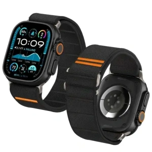 Buy Tech-Protect Nylon Slip Apple Watch 6/7/8/9/10/SE / Ultra 1/2 44/45/46/49mm Black - THP4293 - {ean13} - Home Screen Store Europe