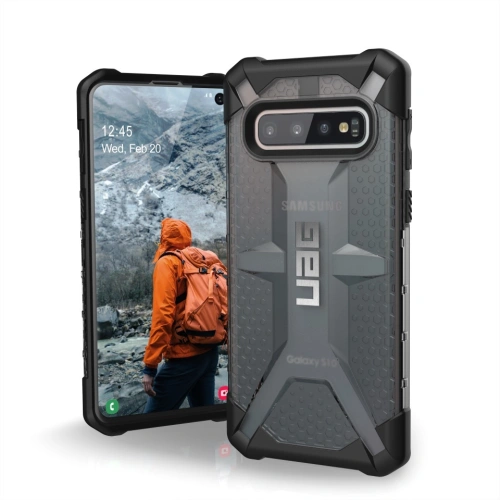 Kup Urban Armor Gear Samsung UAG Fall Plasma Galaxy S10 (schwarz transparent) - UAG249BLKCL - {ean13} - Sklep Home Screen