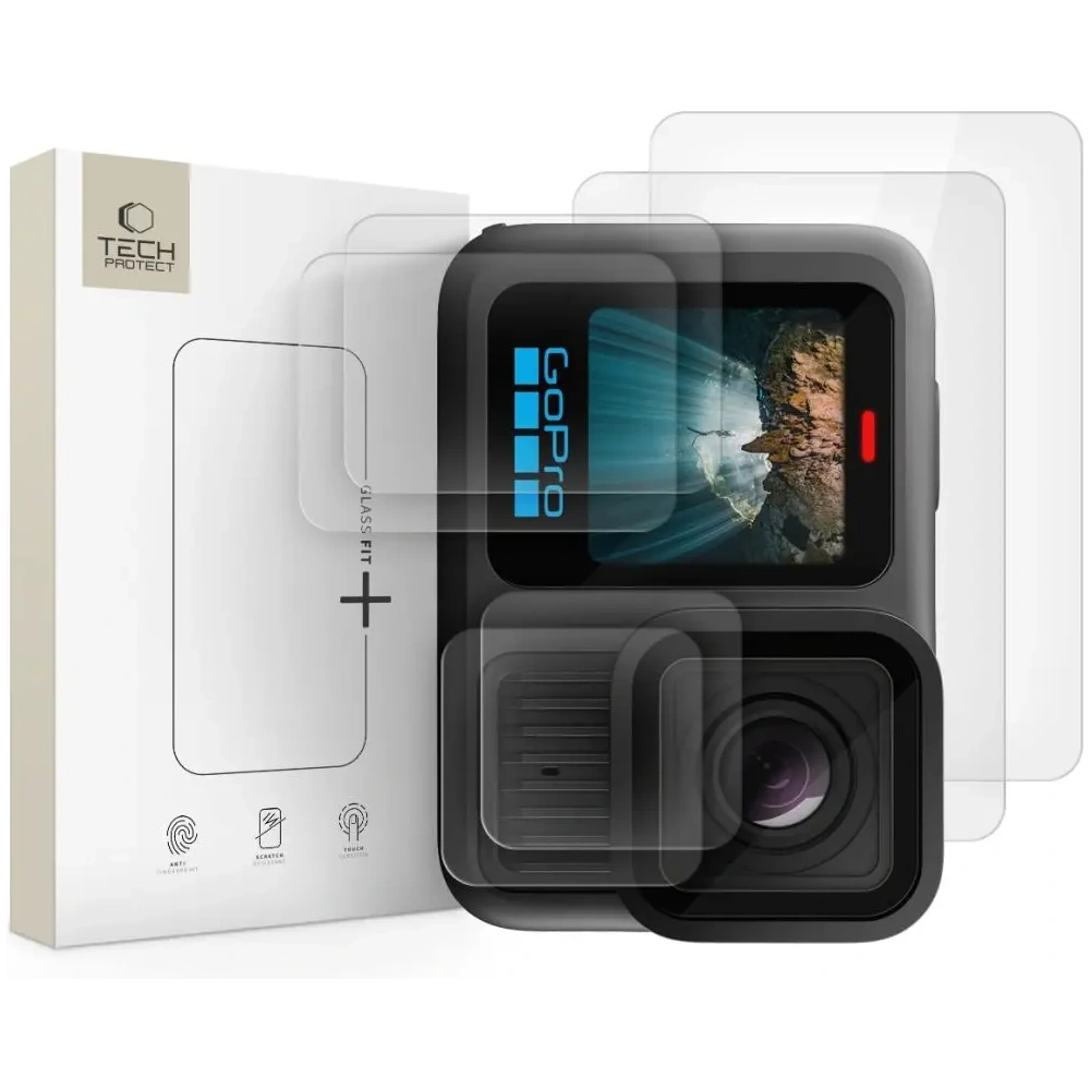 Szkło hartowane Tech-Protect Glass Fit+ GoPro Hero 13 Clear [2 PACK]