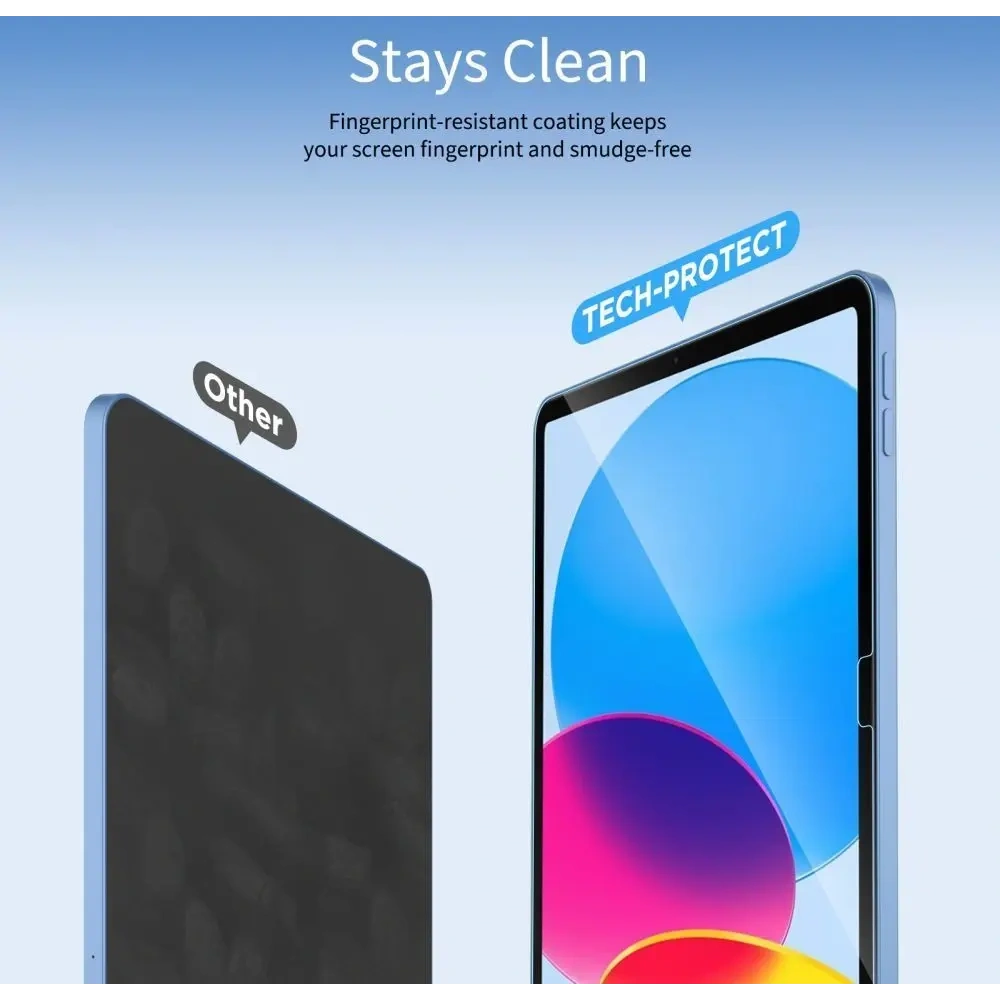 Szkło hartowane Tech-Protect Glass Fit+ Samsung Galaxy Tab S7 / S8 / S9 11.0 / S9 FE / S10 FE 10.9 Clear [2 PACK]