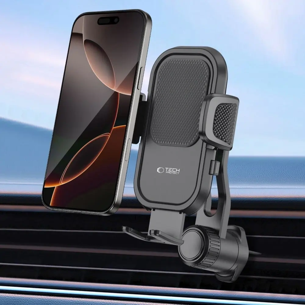 Uchwyt samochodowy na kratkę Tech-Protect V8 Universal Vent Car Mount Black