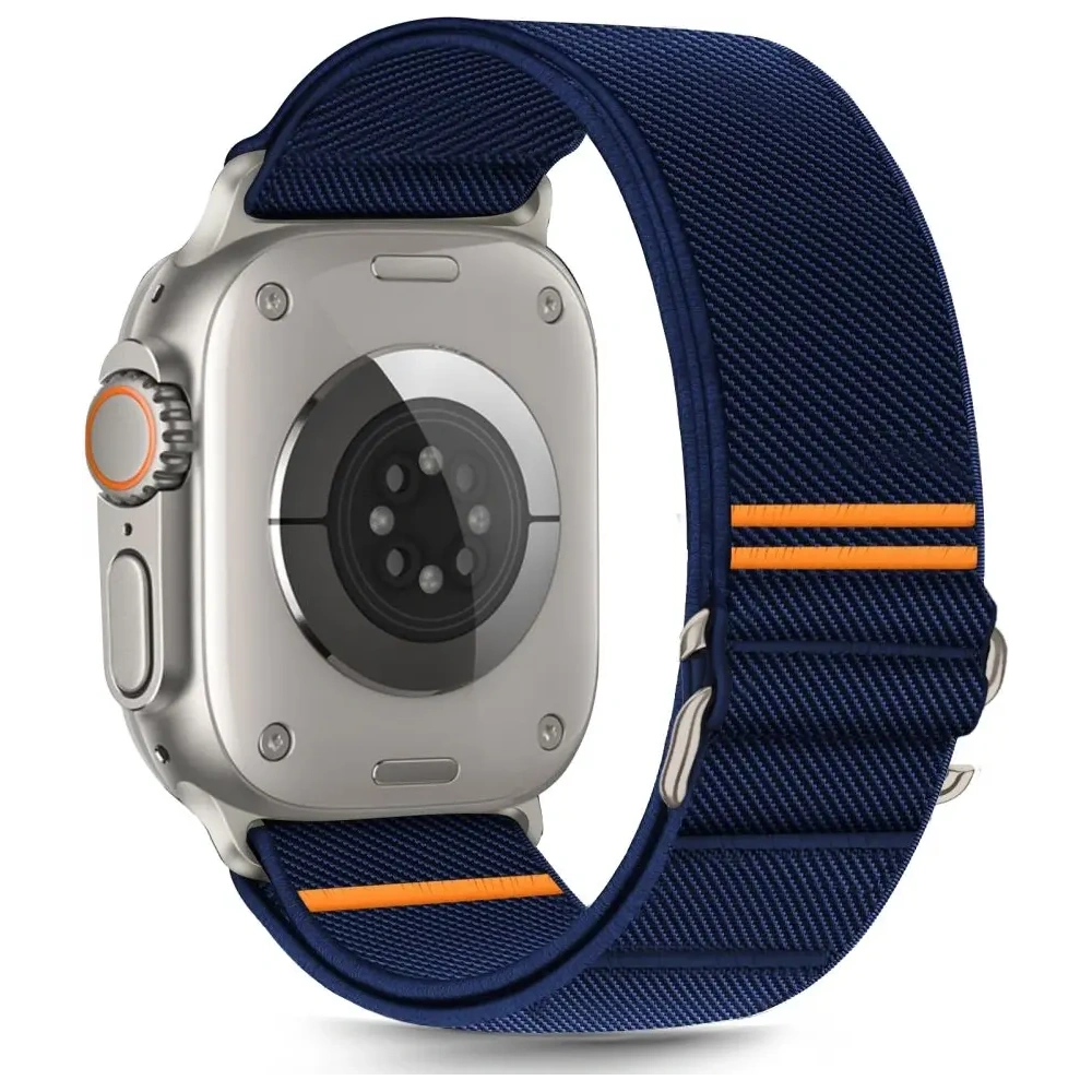 Pasek Tech-Protect Nylon Slip Apple Watch 6/7/8/9/10/SE/Ultra 1/2 44/45/46/49mm Navy