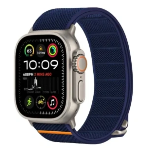 Tech-Protect Nylon Slip Apple Watch 6/7/8/9/10/SE/Ultra 1/2 44/45/46/49mm Navy