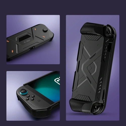 Tech-Protect Carbonox Nintendo Switch 2 Negru