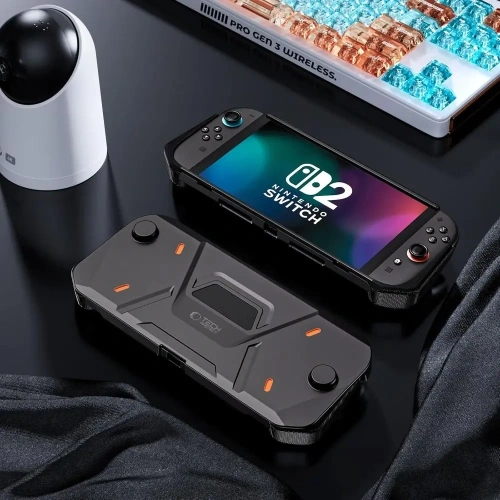 Tech-Protect Carbonox Nintendo Switch 2 Negru
