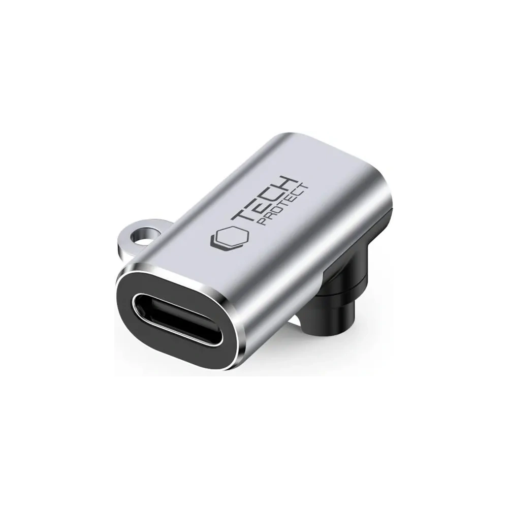 Adapter kątowy Tech-Protect Ultraboost Adapter USB-C / Garmin Watch Grey
