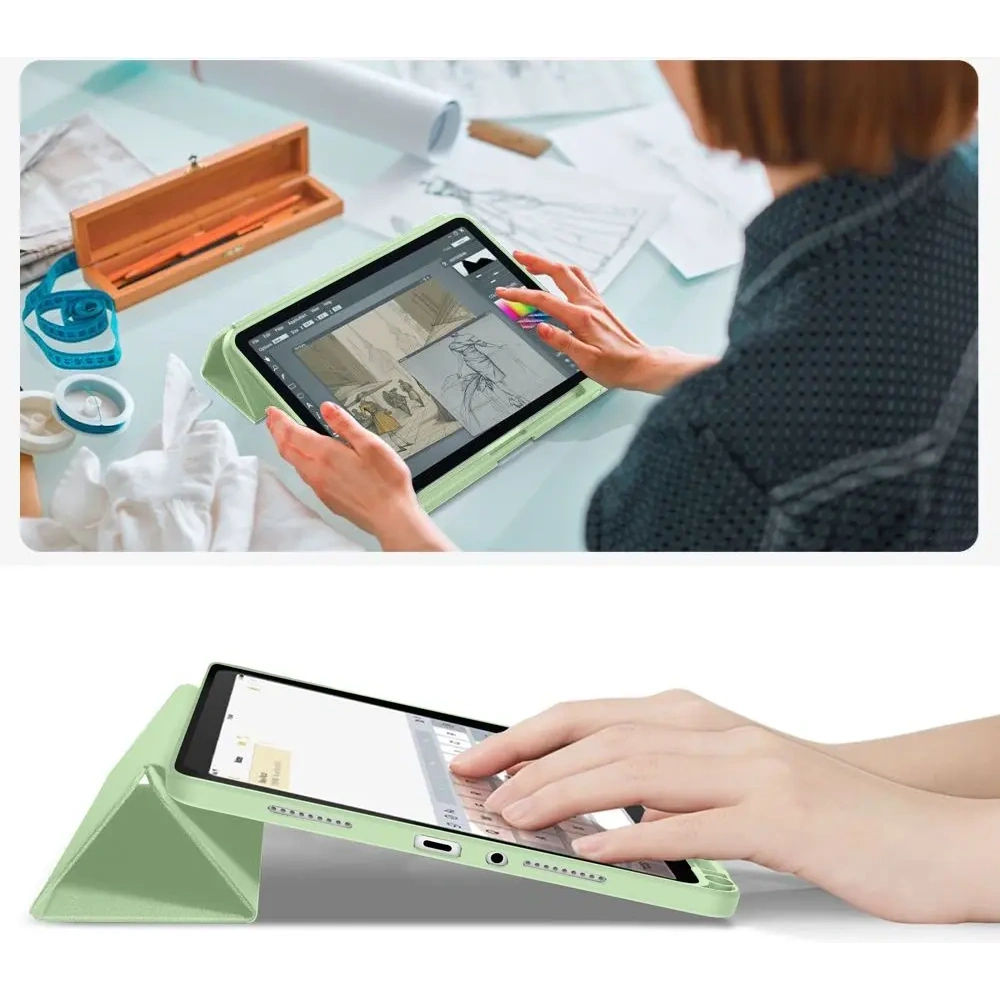Etui Tech-Protect SmartCase Pen Xiaomi Redmi Pad 2 11.0 Matcha Green