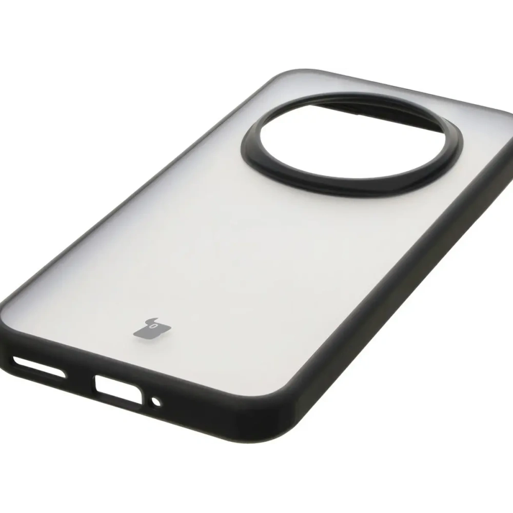 [CR] Etui Bizon Case Angelo do Honor Magic7 Pro przydymione z czarną ramką