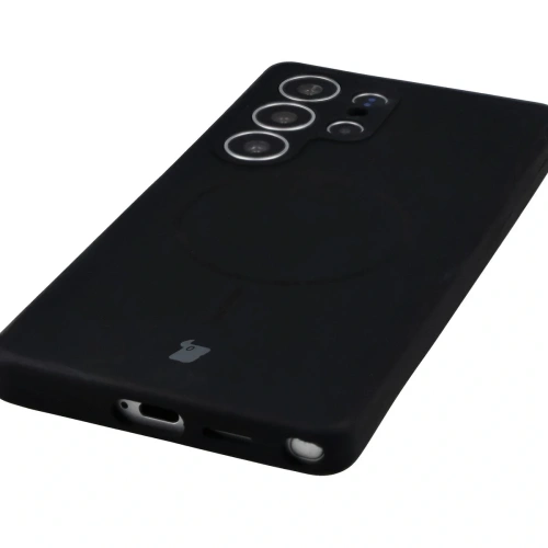 Bizon Soft Case Magnetic Samsung Galaxy S25 Ultra schwarz