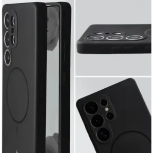 Bizon Soft Case Magnetic Samsung Galaxy S25 Ultra schwarz