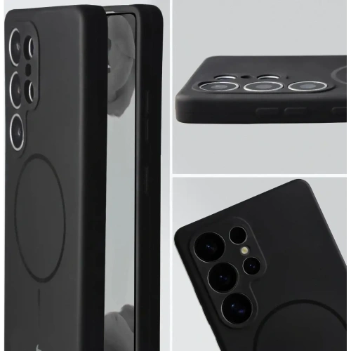 Bizon Soft Case Magnetic Samsung Galaxy S25 Ultra black