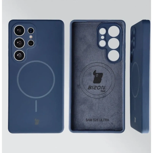 Bizon Soft Case Magnetic Samsung Galaxy S25 Ultra navy blau