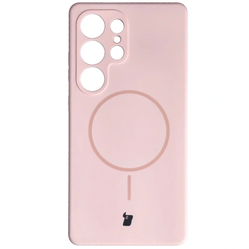Bizon Soft Case Magnetic Samsung Galaxy S25 Ultra light pink