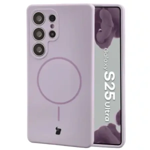 Bizon Soft Case Magnetic Samsung Galaxy S25 Ultra helllila