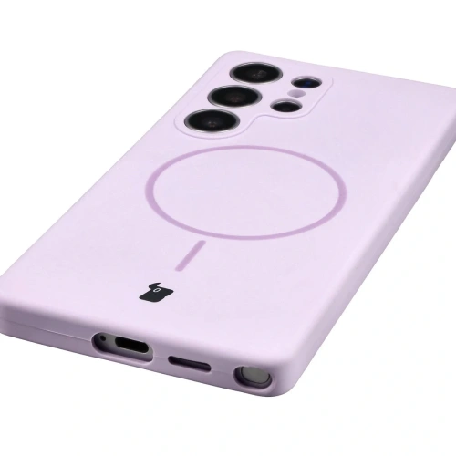 Bizon Soft Case Magnetic Samsung Galaxy S25 Ultra helllila