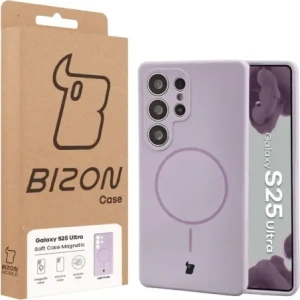 Bizon Soft Case Magnetic Samsung Galaxy S25 Ultra světle fialový