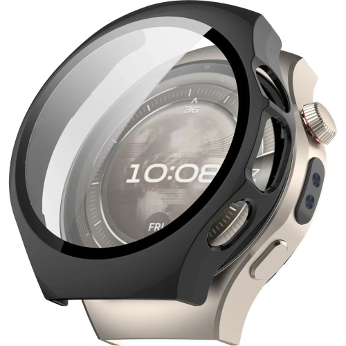 Bizon Case+Glass Uhr Huawei Watch 5 42mm schwarz