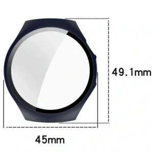 Bizon Case+Sklo Hodinky Huawei Watch 5 42mm modré