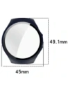 Etui ze szkłem do zegarka Bizon Case+Glass Watch do Huawei Watch 5 42mm niebieskie