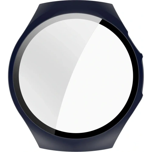 Etui ze szkłem do zegarka Bizon Case+Glass Watch do Huawei Watch 5 42mm niebieskie