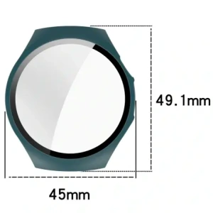 Bizon Case+Glass Watch Huawei Watch 5 42mm green