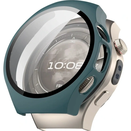 Bizon Case+Glass Uhr Huawei Watch 5 42mm grün
