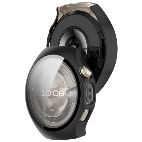 Bizon Case+Glass Uhr Huawei Watch 5 42mm matt schwarz