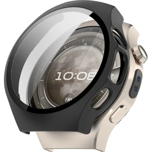Bizon Case+Glass Uhr Huawei Watch 5 42mm matt schwarz