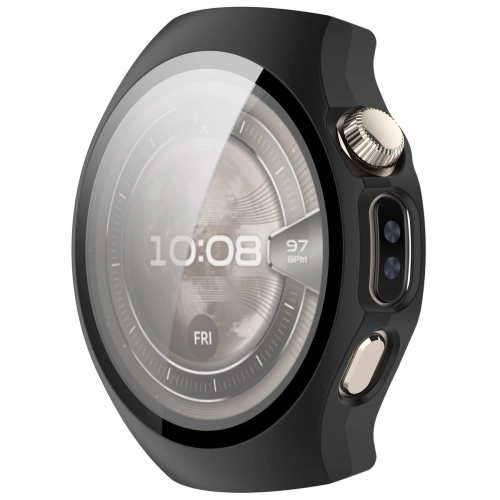 Bizon Case+Glass Uhr Huawei Watch 5 42mm matt schwarz