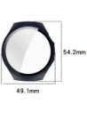Bizon Case+Glas Uhr Huawei Watch 5 46mm blau