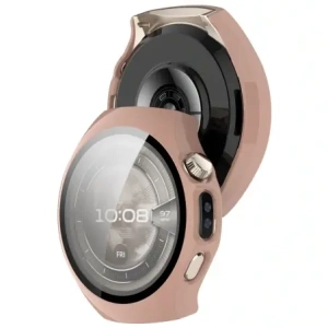 Bizon Case+Glass Uhr Huawei Watch 5 46mm rosa